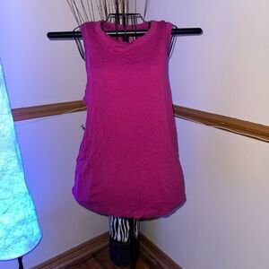 Time and Tru Fuchsia Tank Top